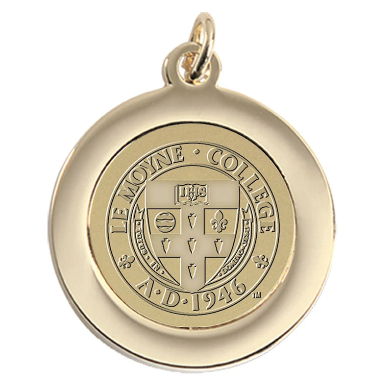 Women's Gold Le Moyne Dolphins Pendant