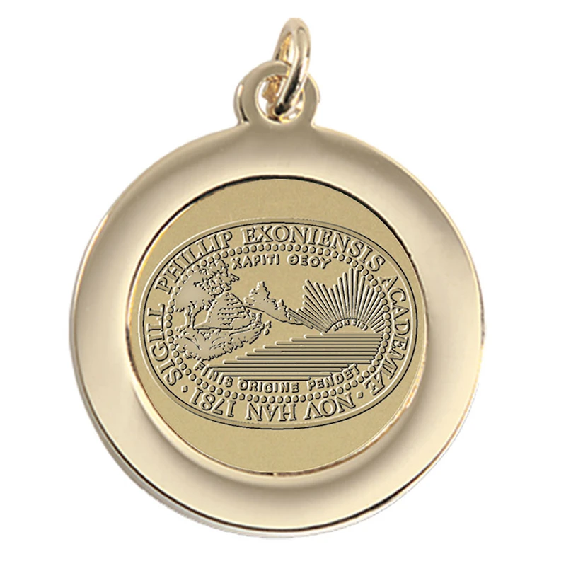 Women's Gold Phillips Exeter Academy Big Red Pendant
