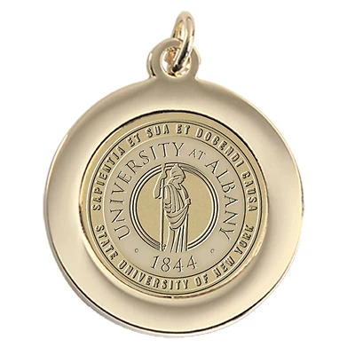 Women's Gold Albany Great Danes Team Pendant