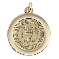 Women's Gold Washington College Shoremen Pendant