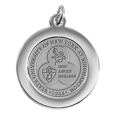 Women's Silver Binghamton Bearcats Pendant
