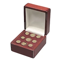 Men's Gold Morgan State Bears Nine-Piece Blazer Button Set