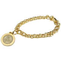 Women's Gold Binghamton Bearcats Charm Bracelet
