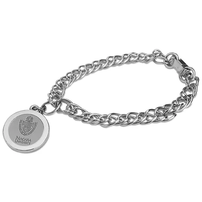 Women's Silver Niagara University Purple Eagles Charm Bracelet