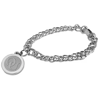 Women's Silver Oakland Golden Grizzlies Charm Bracelet
