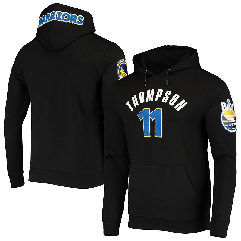 Men's Pro Standard Klay Thompson Black Golden State Warriors 75th Anniversary Pullover Hoodie