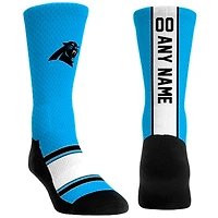 Youth Rock Em Socks Carolina Panthers Custom Jersey Crew Socks