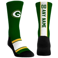Youth Rock Em Socks Green Bay Packers Custom Jersey Crew Socks