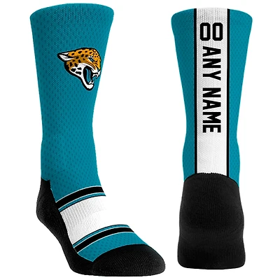 Youth Rock Em Socks Jacksonville Jaguars Custom Jersey Crew Socks