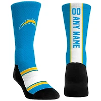 Youth Rock Em Socks Los Angeles Chargers Custom Jersey Crew Socks
