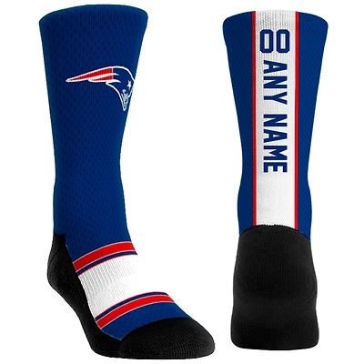 Youth Rock Em Socks New England Patriots Custom Jersey Crew Socks