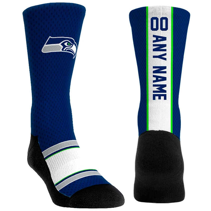 Youth Rock Em Socks Seattle Seahawks Custom Jersey Crew Socks