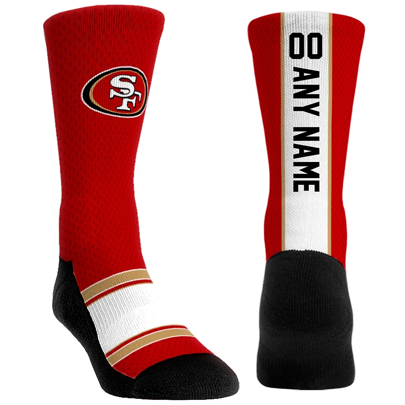 Youth Rock Em Socks San Francisco 49ers Custom Jersey Crew Socks