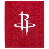 Houston Rockets 60" x 70" Echo Wordmark Lightweight Blanket