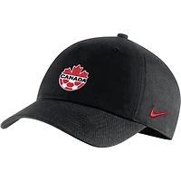 Men's Nike Black Canada Soccer Campus Adjustable Hat