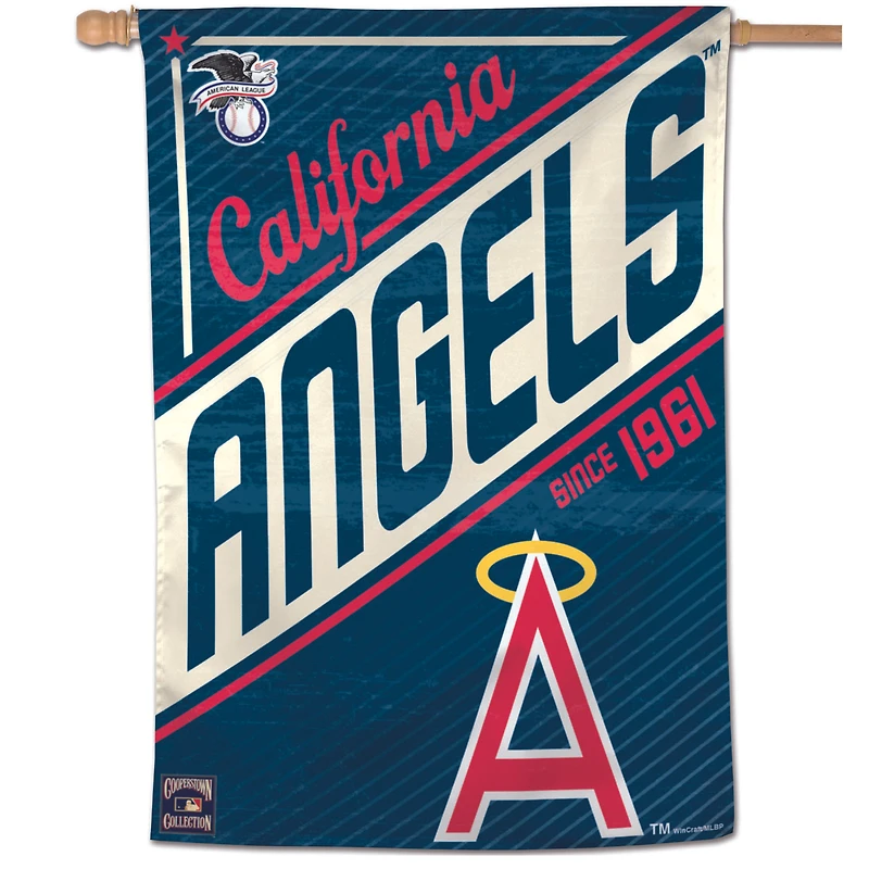 WinCraft California Angels 28'' x 40'' Since 1961 Cooperstown Collection Single-Sided Vertical Banner
