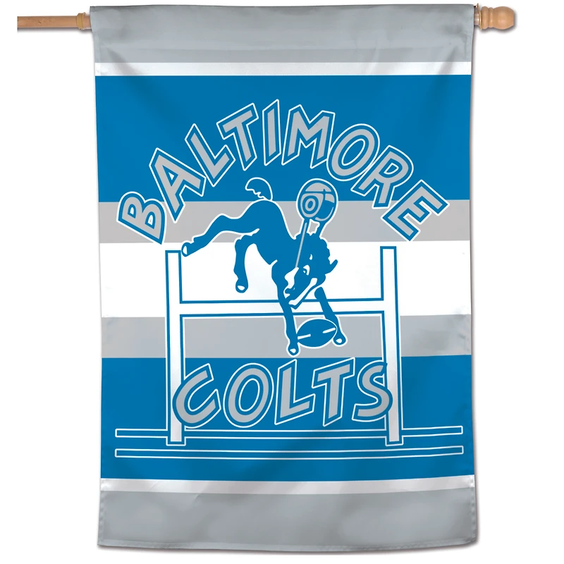 WinCraft Baltimore Colts 28'' x 40'' Retro Gridiron Classics Single-Sided Vertical Banner