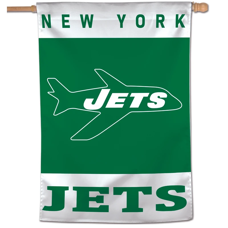 WinCraft New York Jets 28" x 40" Retro Single-Sided Vertical Banner
