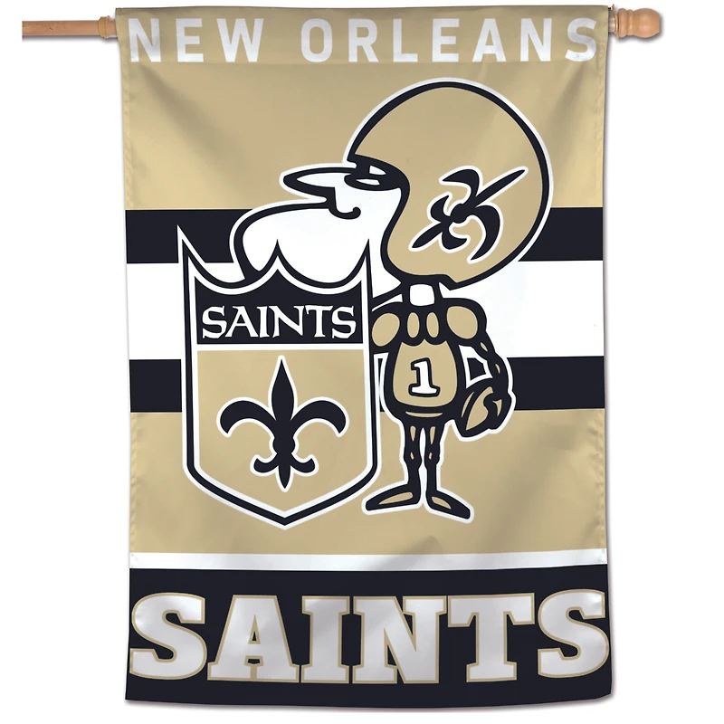 WinCraft New Orleans Saints 28" x 40" Retro Single-Sided Vertical Banner
