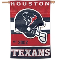 WinCraft Houston Texans 28" x 40" Retro Single-Sided Vertical Banner