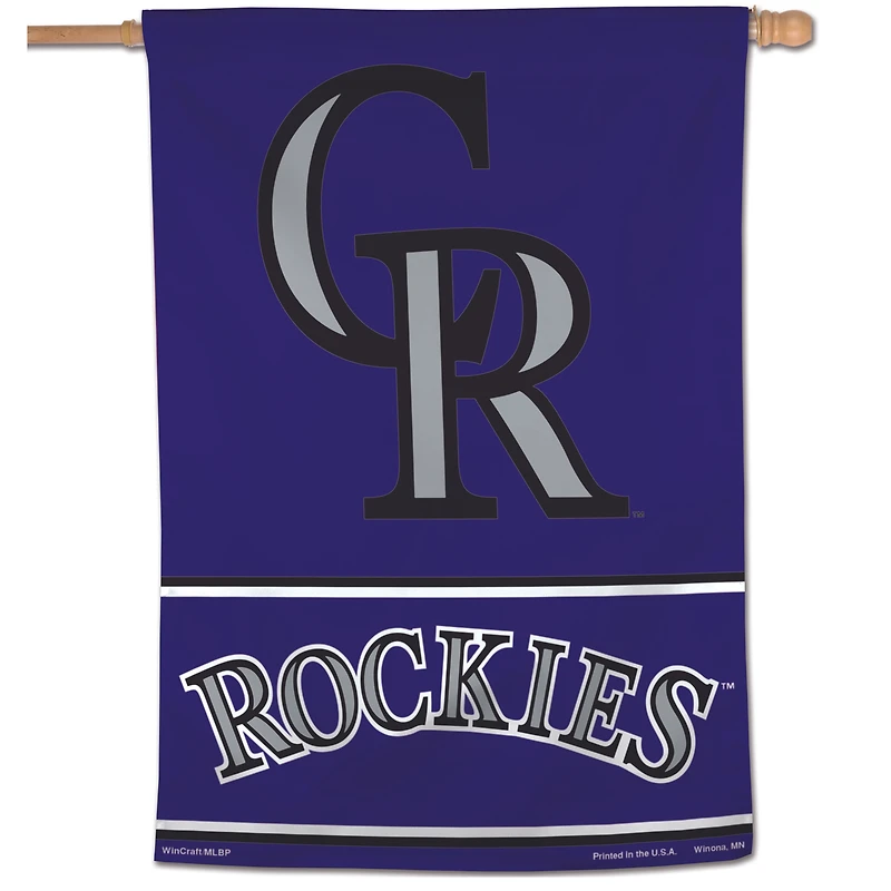 WinCraft Colorado Rockies 28" x 40" Team Single-Sided Vertical Banner