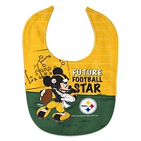 Newborn & Infant WinCraft Pittsburgh Steelers Disney All-Pro Baby Bib