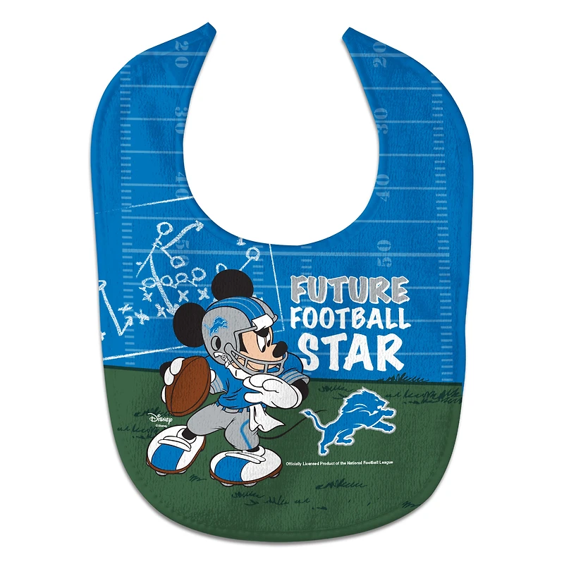 Newborn & Infant WinCraft Detroit Lions Disney All-Pro Baby Bib