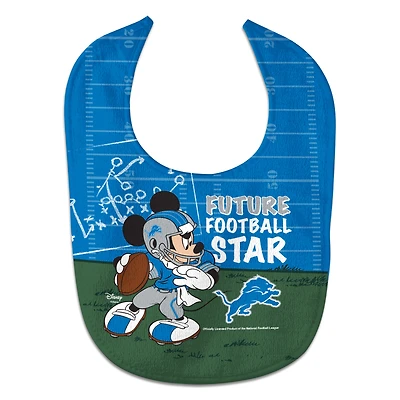 Newborn & Infant WinCraft Detroit Lions Disney All-Pro Baby Bib
