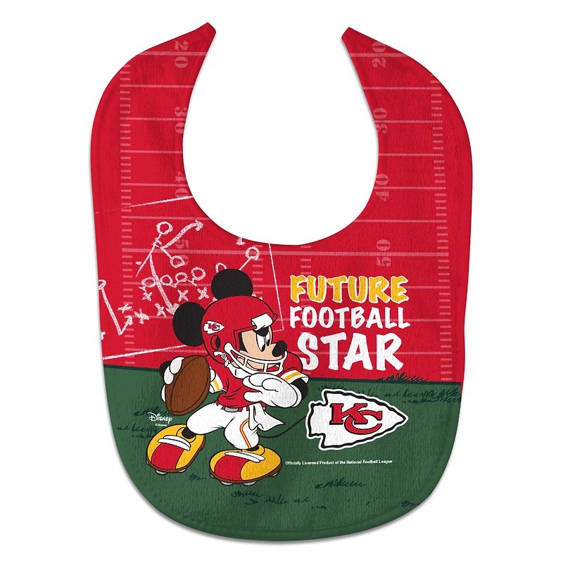 Newborn & Infant WinCraft Kansas City Chiefs Disney All-Pro Baby Bib