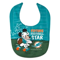 Newborn & Infant WinCraft Miami Dolphins Disney All-Pro Baby Bib