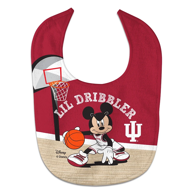 Newborn & Infant WinCraft Indiana Hoosiers Disney All-Pro Baby Bib