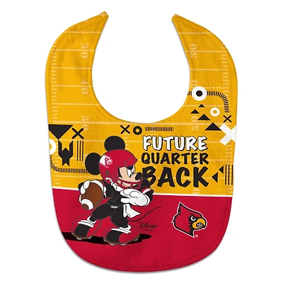Newborn & Infant WinCraft Louisville Cardinals Disney All-Pro Baby Bib