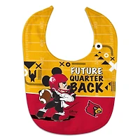 Newborn & Infant WinCraft Louisville Cardinals Disney All-Pro Baby Bib