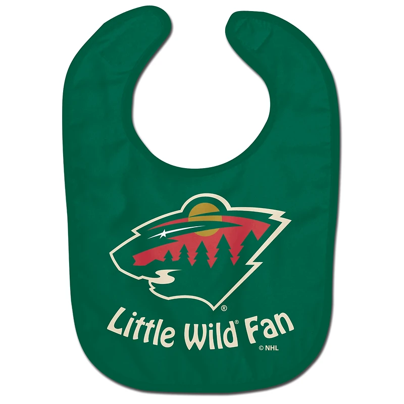 Newborn & Infant WinCraft Minnesota Wild Little Fan All-Pro Baby Bib