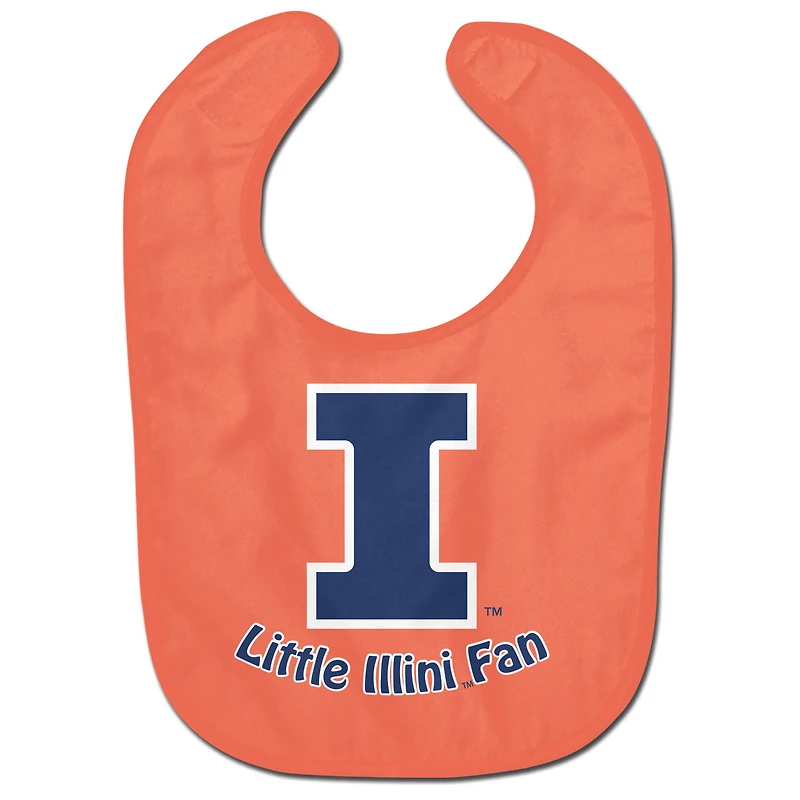 Newborn & Infant WinCraft Illinois Fighting Illini Mini Fan All-Pro Baby Bib