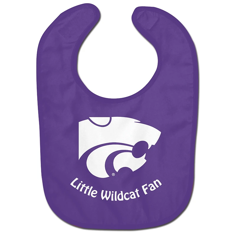 Newborn & Infant WinCraft Kansas State Wildcats Mini Fan All-Pro Baby Bib