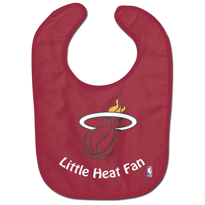 Newborn & Infant WinCraft Miami Heat Mini Fan All-Pro Baby Bib