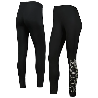 Women's G-III 4Her by Carl Banks Black Chicago Bulls Stadium Leggings