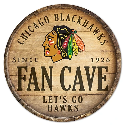 WinCraft Chicago Blackhawks 14'' Circular Wood Sign
