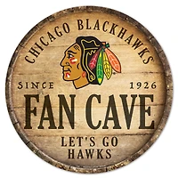 WinCraft Chicago Blackhawks 14'' Circular Wood Sign