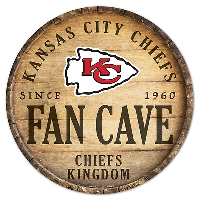 WinCraft Kansas City Chiefs 14'' Circular Wood Sign