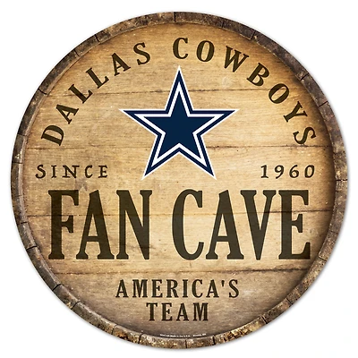 WinCraft Dallas Cowboys 14'' Circular Wood Sign