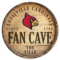 WinCraft Louisville Cardinals 14'' Circular Wood Sign