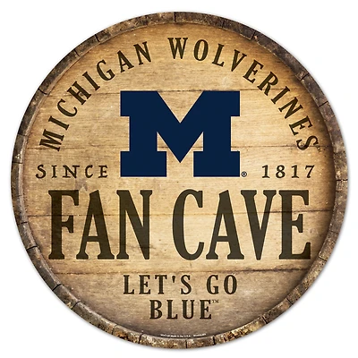 WinCraft Michigan Wolverines 14'' Circular Wood Sign