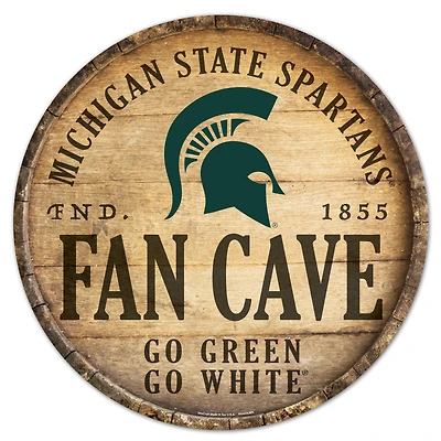 WinCraft Michigan State Spartans 14'' Circular Wood Sign