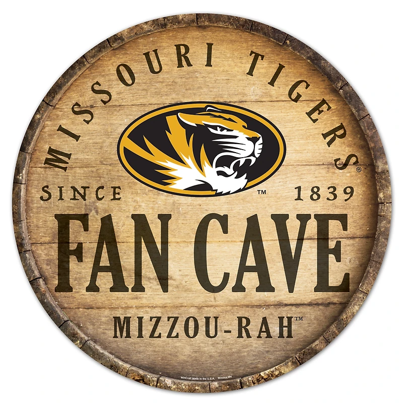 WinCraft Missouri Tigers 14'' Circular Wood Sign
