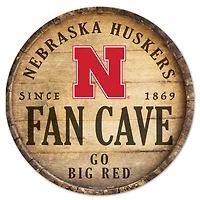 WinCraft Nebraska Huskers 14'' Circular Wood Sign