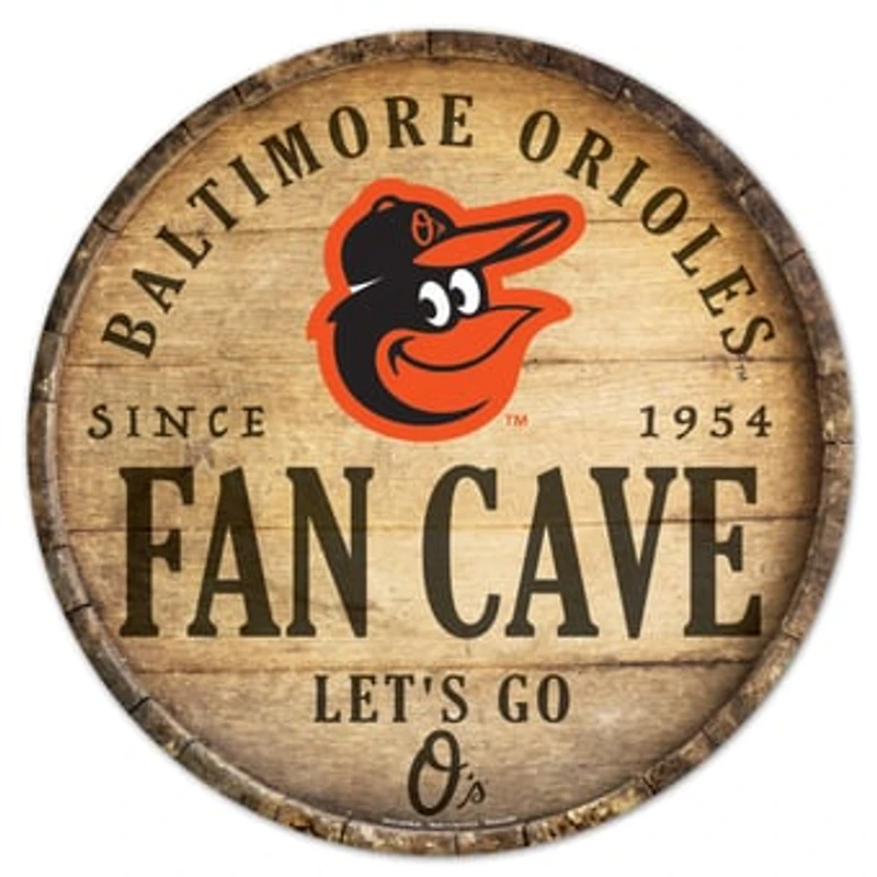 WinCraft Baltimore Orioles 14'' Circular Wood Sign
