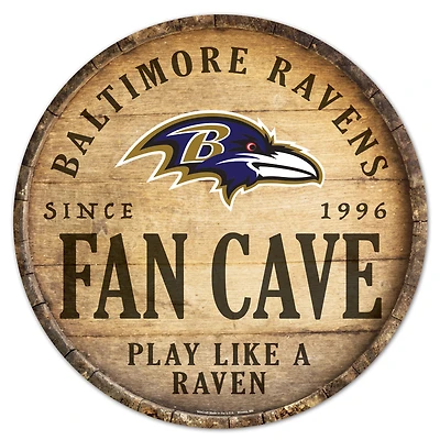 WinCraft Baltimore Ravens 14'' Circular Wood Sign