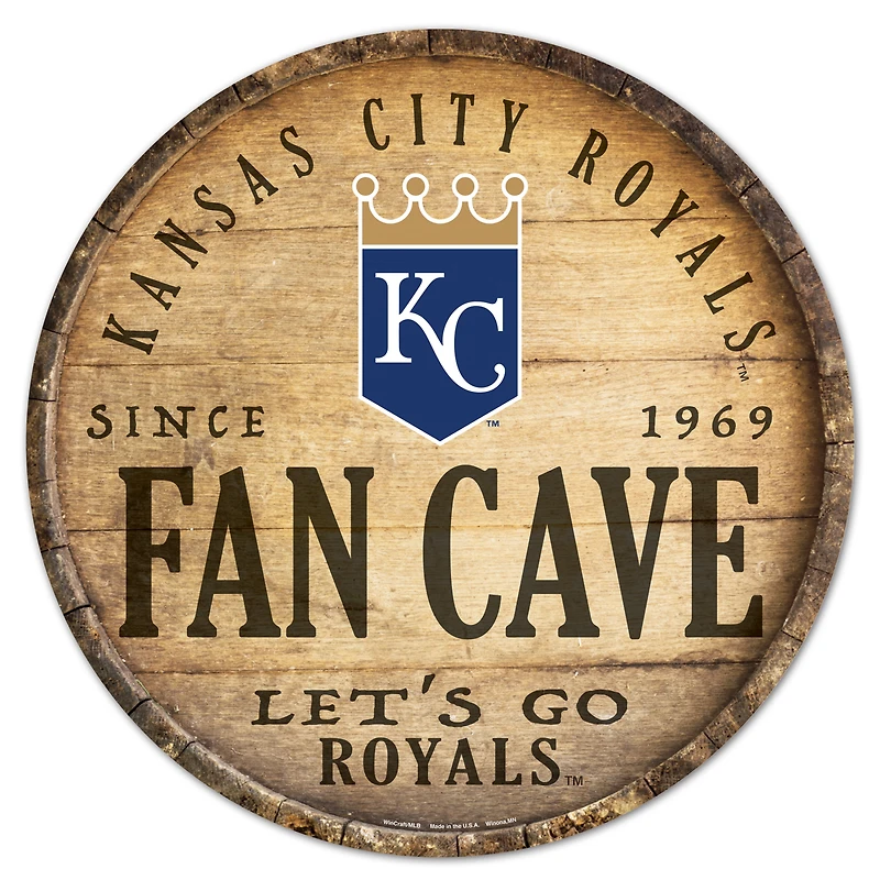 WinCraft Kansas City Royals 14'' Circular Wood Sign